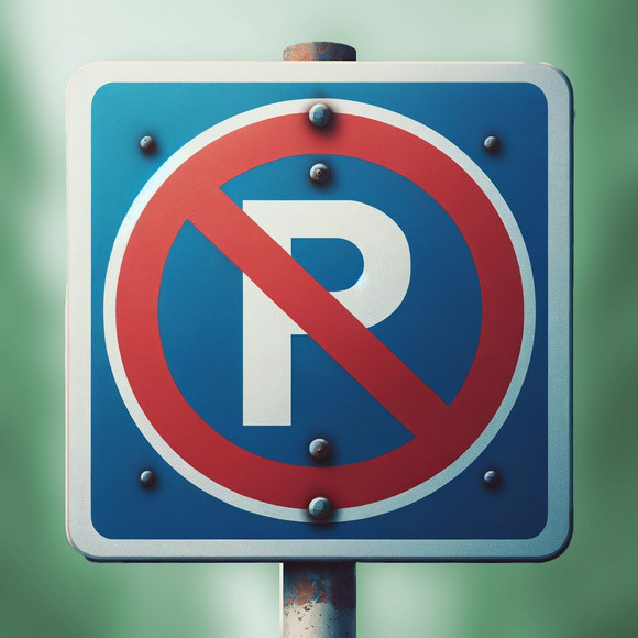 Verkehrsschild Parken verboten