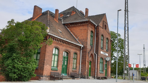Der ehemalige Militärbahnhof Zossen (Foto: Museum des Teltow) 